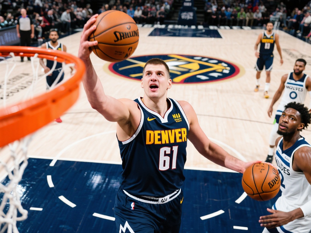 森林狼险胜掘金140-139,约基奇61分11板10助难救主 作为本场比赛最耀眼的明星,约基奇的表现堪